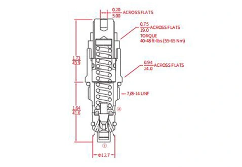 Performance/Dimension/Sectional Drawing of IRV10-B20 Relief Valve Direct-Acting Poppet