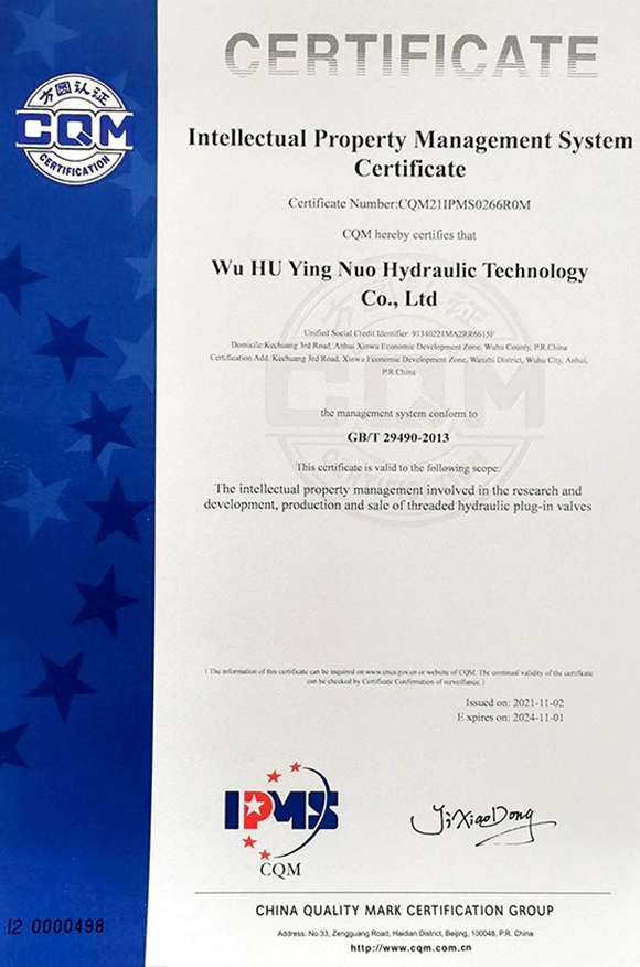 IPMS Certificate-EN